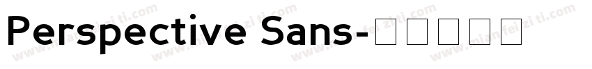 Perspective Sans字体转换